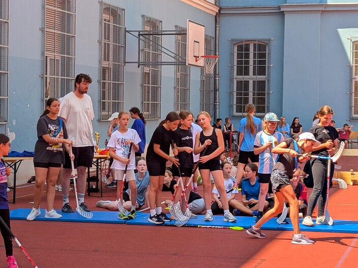 Vorschaubild Bericht „Floorball-Turnier in der Waltergasse 2025“